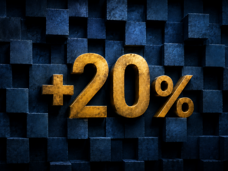Aumentare la produzione del 20%